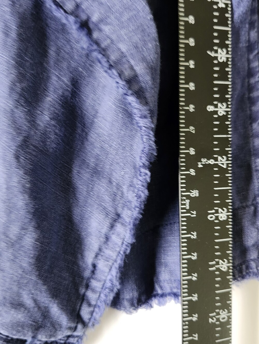 Tommy Bahama Linen Sleeveless Open Front Vest Small Blue Boho Coastal Lagenlook - Picture 4 of 8